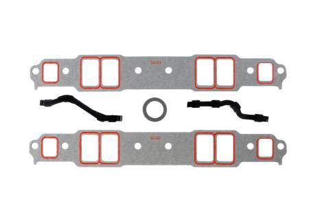 Cometic Gasket - Cometic Chevrolet Gen-1 Small Block V8 .060" Fiber With Silicone Bead Intake Manifold Gasket Kit 2.00" x 1.25" Port With Blocked Exhaust Crossovers