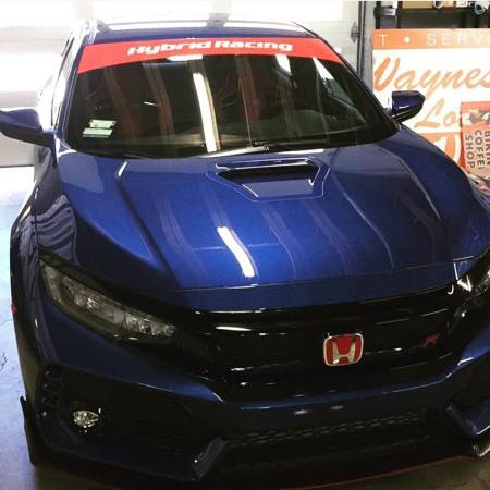 Hybrid Racing - Hybrid Racing Tribute Windshield Sunstrip Black