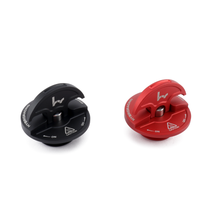 Hybrid Racing - Hybrid Racing V2 Slim Oil Cap (Honda & Acura) Black