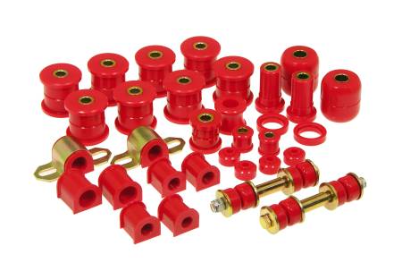 Prothane - Prothane 85-87 Toyota Corolla GTS/SR5 Total Bushing Kit - Red