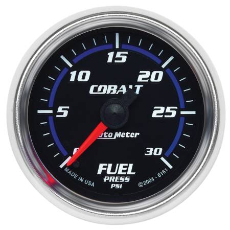 AutoMeter - AutoMeter Cobalt 52mm 0-30 PSI Full Sweep Electronic Fuel Pressure Gauge