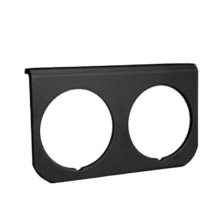 AutoMeter - AutoMeter 2-1/16in Black 2-Hole Gauge Panel