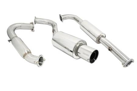 Megan Racing - Megan Racing Turbo Type Cat-Back Exhaust System: Mitsubishi Eclipse 95-99 GST 3