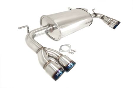 Megan Racing - Megan Racing Axle Back Exhaust System: Hyundai Genesis Coupe 2010-12 2.0 Turbo/V6 Burnt Roll Tips
