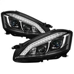 Spyder Auto - Spyder Mercedes W221 S Class 07-09 Headlights - HID Model Only - Black PRO-YD-MBW22107-HID-DRL-BK
