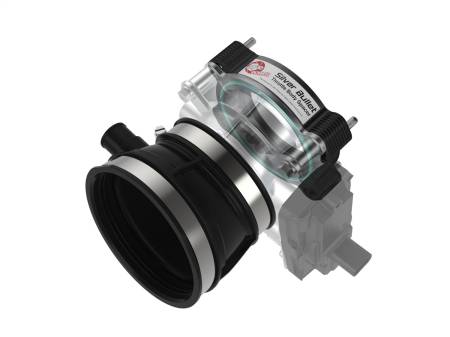 aFe Power (Advanced FLOW Engineering) - aFe 2020 Vette C8 Silver Bullet Aluminum Throttle Body Spacer / Works With aFe Intake Only - Black