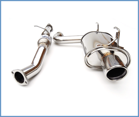 Invidia - Invidia 00+ S2000 Q300 Rolled Stainless Steel Single Tip Cat-back Exhaust