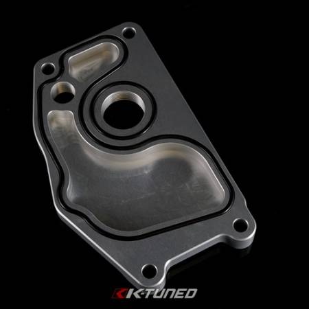 K-Tuned - K-Tuned K-Series Water Plate - Race Setup (New Plate with O-Ring and -16AN Port)