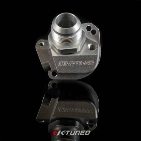 K-Tuned - K-Tuned B/D Series Lower Thermostat Housing w/16AN and Hose End Fitting
