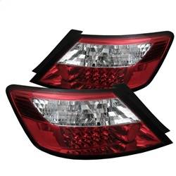 Spyder Auto - Spyder Honda Civic 06-08 2Dr LED Tail Lights Red Clear ALT-YD-HC06-2D-LED-RC