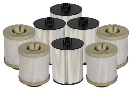 aFe Power (Advanced FLOW Engineering) - aFe Pro GUARD D2 Fuel Filter 08-10 Ford Diesel Trucks V8 6.4L (td) (4 Pack)
