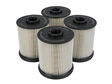aFe Power (Advanced FLOW Engineering) - aFe ProGuard D2 Fuel Filter; GM Diesel Trucks 17-21; V8 6.6L L5P - 4 Pack