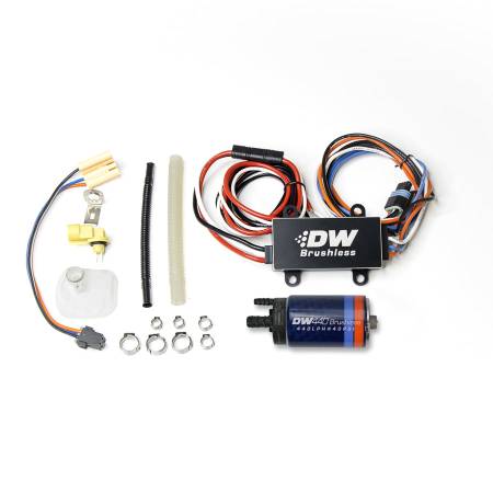 DeatschWerks - DeatschWerks DW440 440lph Brushless Fuel Pump w/ PWM Controller & Install Kit 2015+ Ford Mustang GT