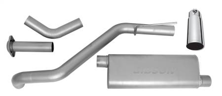Gibson Performance Exhaust - Gibson 05-07 Jeep Grand Cherokee Laredo 4.7L 3in Cat-Back Single Exhaust - Stainless