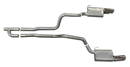 Gibson Performance Exhaust - Gibson 05-10 Ford Mustang Base 4.0L 2.5in Cat-Back Dual Exhaust - Aluminized