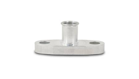Vibrant Performance - Vibrant Performance Billet AL Oil Drain Flange w/ integrated 5/8in Male Neck T3 T3/T4 T04 GT40-GT55 BB Turbos