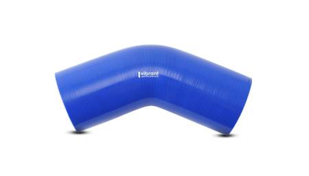 Vibrant Performance - Vibrant Performance 4 Ply Reinforced Silicone Elbow Connector - 3in I.D. - 45 deg. Elbow (BLUE)