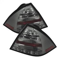 Spyder Auto - Spyder Mercedes Benz W203 C-Class 05-07 4DR Sedan LED Tail Lights Smoke ALT-YD-MBZC05-LED-SM