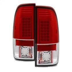 Spyder Auto - Spyder Ford F150 side 97-03/F250/350 Duty 99-07 LED Tail Lights Red Clear ALT-YD-FF15097-LED-RC