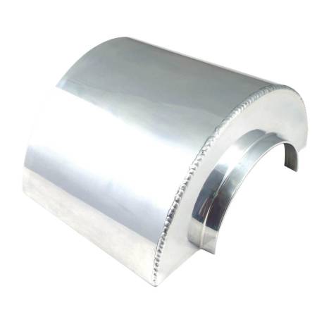 Spectre Performance - Spectre Air Filter Heat Shield (Short) 3in. - Polished Aluminum