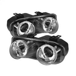 Spyder Auto - Spyder Acura Integra 94-97 Projector Headlights LED Halo -Chrome High H1 Low 9006 PRO-YD-AI94-HL-C