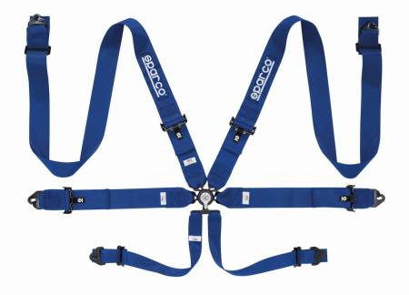 Sparco - Sparco Belt 6pt 3in Steel Blue