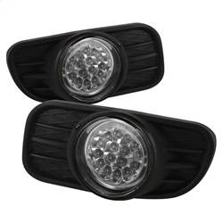Spyder Auto - Spyder Jeep Grand Cherokee 99-04 LED Fog Lights w/Switch Clear FL-LED-JGC99-C