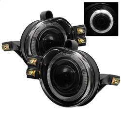 Spyder Auto - Spyder DODGE RAM 1500 2002-2005 Halo Projector Fog Lights w/swch Smke FL-P-DRAM02-HL-SM