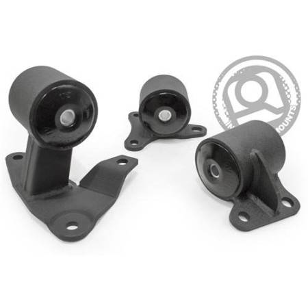 Innovative Mounts - Innovative 94-97 Accord F-Series Black Steel Mounts 75A Bushings (Auto to Manual)