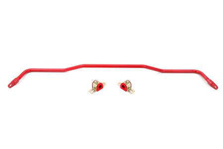 BMR Suspension - BMR 15-22 S550 Mustang Sway Bar Kit Rear Hollow 22mm Non-Adjustable Red