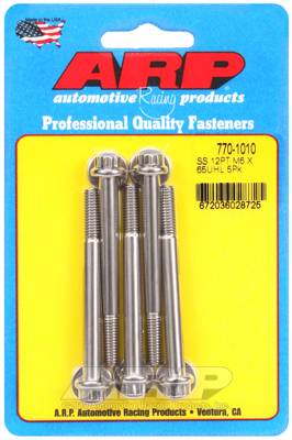 ARP - ARP M6 x 1.00 x 65 12pt SS bolts 770-1010