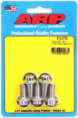 ARP - ARP 3/8-16 x 0.750 12pt SS bolts 613-0750