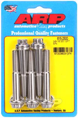 ARP - ARP 3/8-16 x 2.500 12pt 7/16 wrenching SS bolts 615-2500