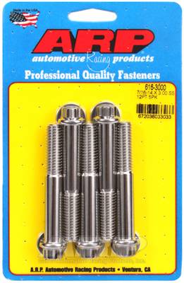 ARP - ARP 7/16-14 X 3.000 12pt SS bolts 616-3000