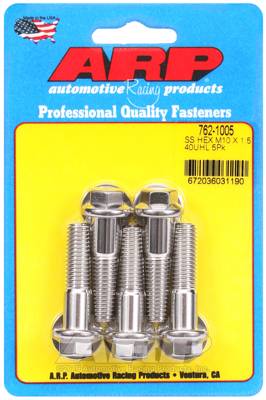 ARP - ARP M10 x 1.50 x 40 hex SS bolts 762-1005