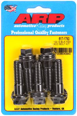 ARP - ARP 1/2-13 x 1.750 hex black oxide bolts 617-1750