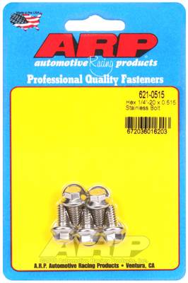 ARP - ARP 1/4-20 x 0.515 hex SS bolts 621-0515