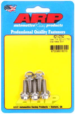 ARP - ARP 1/4-20 x 0.750 hex SS bolts 621-0750