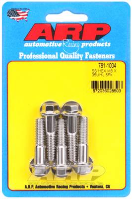 ARP - ARP M8 x 1.25 x 35 hex SS bolts 761-1004