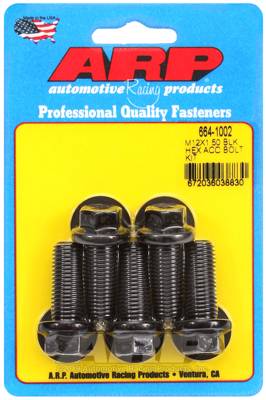 ARP - ARP M12 x 1.50 x 30 hex black oxide bolts 664-1002