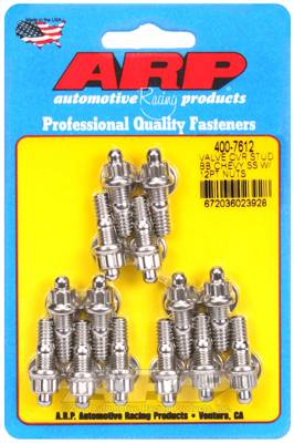 ARP - ARP BB Chevy stamped steel covers SS 12 pt valve cover stud kit 400-7612
