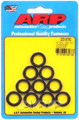 ARP - ARP M12 ID .750 OD chamfer black washers 200-8760