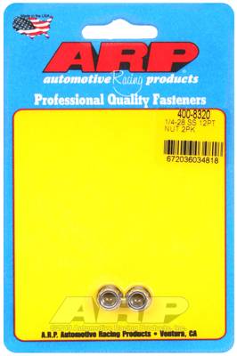ARP - ARP 1/4-28 SS 12pt nut kit 400-8320