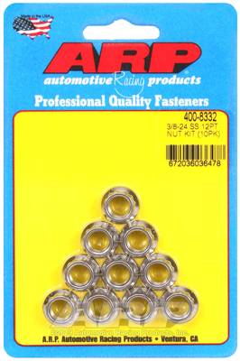 ARP - ARP 3/8-24 SS 12pt nut kit 400-8332