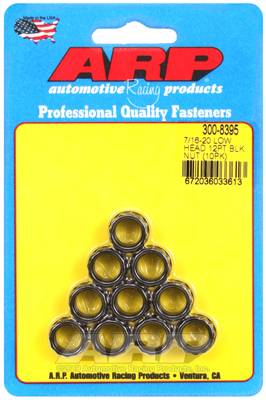 ARP - ARP 7/16-20, low head, .600 flange OD 12pt nut kit 300-8395
