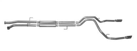 Gibson Performance Exhaust - Gibson 10-19 Toyota Tundra SR5 4.6L 2.5in Cat-Back Dual Split Exhaust - Aluminized