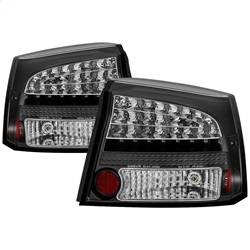 Spyder Auto - Spyder Dodge Charger 06-08 LED Tail Lights Black ALT-YD-DCH05-LED-BK