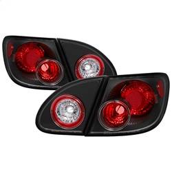 Spyder Auto - Spyder Toyota Corolla 03-08 Euro Style Tail Lights Black ALT-YD-TC03-BK