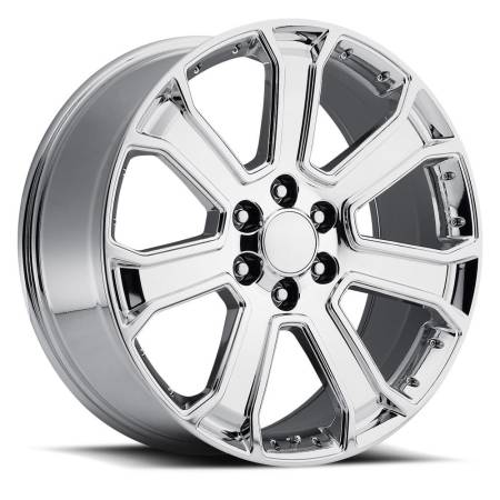 Factory Reproductions Wheels - FR 49 - GMC Yukon Denali Replica Wheel 22x9 6x5.5 ET31 78.1CB Chrome
