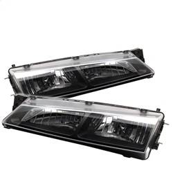Spyder Auto - Spyder Nissan 240SX 97-98 Crystal Headlights Black HD-YD-N294-BK